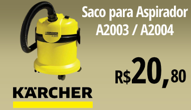 Saco para Aspirador Karcher A2003 / A2004